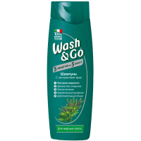 Шампунь Wash&Go з екстрактами трав для жирного волосся 200 мл (8008970046006/8008970042077)