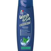 Шампунь Wash&Go з ментолом для всіх типів волосся 400 мл (8008970042251)
