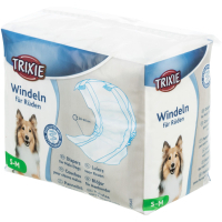 Підгузки для тварин Trixie для собак (кобелів) S-M 30-46 см 12 шт (4011905236414)