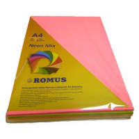 Папір Romus A4 80 г/м2 200sh, 4colors, Mix Neon (R50935)