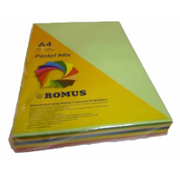 Папір Romus A4 80 г/м2 250sh, 5colors, Mix Pastel (R50874)