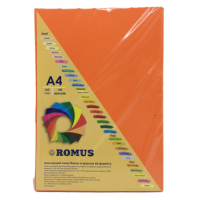 Папір Romus A4 160 г/м2 100sh Orange (R50201)