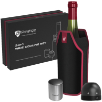 Винний набір Prestigio Wine Stopper + Champagne Stopper + Sleeve (PWA101CS)