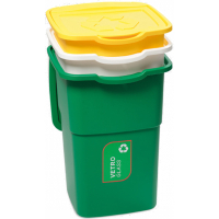 Контейнер для сміття DEA home Eco 3 набір для сортування відходів 3 х 50 л (5700)