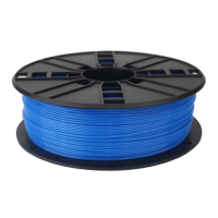 Пластик для 3D-принтера Gembird PLA, 1.75 мм, fluorescent blue, 1 kg (3DP-PLA1.75-01-FB)
