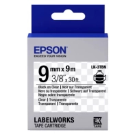 Стрічка для принтера етикеток Epson LK3TBN чорний, прозорий (C53S653004)