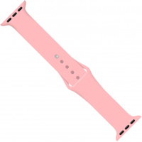 Ремінець до смарт-годинника Intaleo Silicone для Apple Watch 38/40 mm pink (1283126494338)