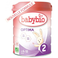 Дитяча суміш BabyBio 2 Optima молочна від 6 до 12 міс 800 г (3288131580326)