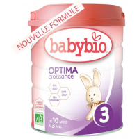 Дитяча суміш BabyBio 3 Optima молочна від 10 місяців до 3 років 800 г (3288131580333)
