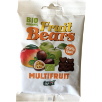 Цукерка Fruit Bears органічні жувальні зі смаком яблука, манго та маракуї 50 г (5708413028974)