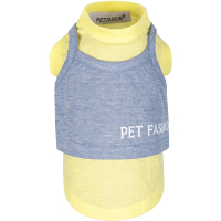 Борцівка для тварин Pet Fashion Denim S жовта з синім (4823082424818)