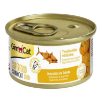 Консерви для котів GimCat Shiny Cat тунець та гарбуз 70 г (4002064414737)