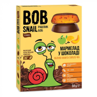 Мармелад Bob Snail Яблуко Манго Гарбуз Чіа в молочному шоколаді 54 г (4820219341116)