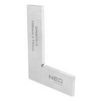 Косинець Neo Tools прецизійний, DIN875/2, 100x70 мм (72-021)
