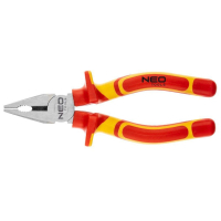 Плоскогубці Neo Tools 180 мм, 1000 В, CrV, поліровані (01-221)