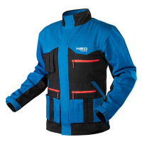 Куртка робоча Neo Tools HD+, розмір S (48), 275 г/м2,бавовна, високий комір, кишені (81-215-S)
