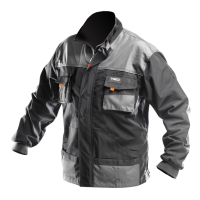 Куртка робоча Neo Tools Куртка робоча NEO, розмір L (52), 267 г/м2, посилена, сіра (81-210-L)