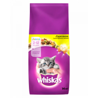 Сухий корм для кішок Whiskas з куркою для кошенят 14 кг (5900951014369)