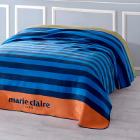 Плед Marie Claire Полоски темно-синій, 200х220 см (168828)