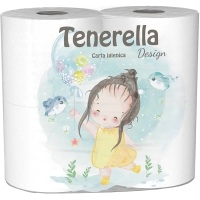 Туалетний папір Tenerella Design 3 шари 250 відривів 4 рулони (8021161003732)