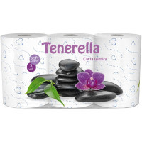 Туалетний папір Tenerella Soft 3 шари 300 відривів 6 рулонів (8021161003299)