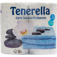 Туалетний папір Tenerella TOP 4 шари 150 відривів 4 рулони (8021161001967)