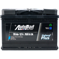Акумулятор автомобільний AutoPart 78 Ah/12V Euro Plus (ARL078-037)