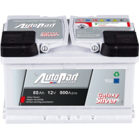 Акумулятор автомобільний AutoPart 85 Ah/12V Galaxy Silver_SB_ низький (ARL85-GAL0)