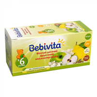 Дитячий чай Bebivita фруктовий нізкоаллергенний, 30 г (4820025490749)