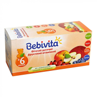 Дитячий чай Bebivita фруктовий вітамінний, 30 г (4820025490756)