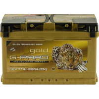 Акумулятор автомобільний G-Pard 77 Аh/12V Gold Euro (TRC077-G00)