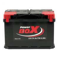 Акумулятор автомобільний PowerBox 74 Аh/12V А1 Euro (SLF074-00)