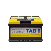 Акумулятор автомобільний TAB 65 Ah/12V EFB Stop GO (212 860)