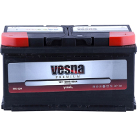Акумулятор автомобільний Vesna 100 Ah/12V Premium Euro (415 100)