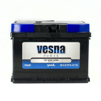 Акумулятор автомобільний Vesna 60 Ah/12V Power Euro (415 262)