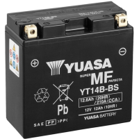 Акумулятор автомобільний Yuasa 12V 12,6Ah MF VRLA Battery (YT14B-BS)