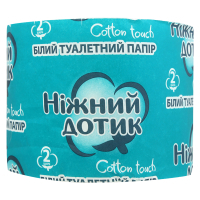 Туалетний папір Ніжний дотик 2 шари 1 рулон (4823019011074)
