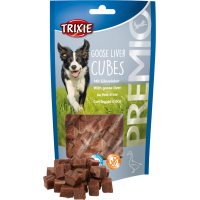 Ласощі для собак Trixie PREMIO Goose Liver Cubes 100 г (4011905318677)