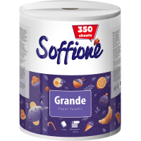 Паперові рушники Soffione Grande 2 шари 350 відривів 1 рулон (4820003834732)