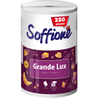 Паперові рушники Soffione Grande Lux 3 шари 250 відривів 1 рулон (4820003834725)