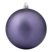 Ялинкова іграшка YES! Fun 10 см, чорно-фіолетова, матова (973518)
