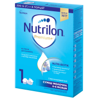 Дитяча суміш Nutrilon Premium + 1 молочна 200 г (5900852047152)