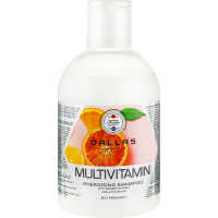 Шампунь Dalas Multivitamin Мультивітамінний енергетичний з екстрактом женьшеню та олією авокадо 1000 г (4260637723338)