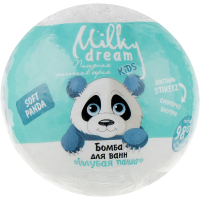 Бомбочка для ванни Milky Dream Kids Блакитна панда 100 г (4820205301711)