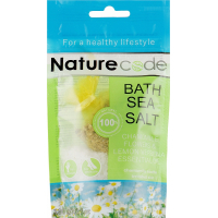 Сіль для ванн Nature Code морська Квіти ромашки й ефірна олія лимонної вербени 100 г (4820205302121)