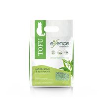 Наповнювач для туалету Essence Tofu з ароматом зеленого чаю 1.5 мм 6 л (4820261920062)