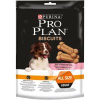 Ласощі для собак Purina Pro Plan Biscuits печиво з лососем та рисом 400 г (8711639251993)