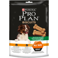 Ласощі для собак Purina Pro Plan Biscuits печиво з ягнятком та рисом 400 г (8711639251986)