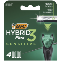 Змінні касети Bic Flex 3 Hybrid Sensitive 4 шт. (3086123644878)