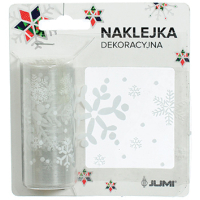 Новорічні наклейки Jumi Сніжинки, 7,6 см, довина.2 м (5900410379060)